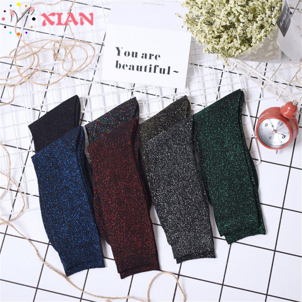 XIANTIN Vớ Đan Len Cổ Cao Thoáng Khí Phong Cách Cổ Điển Thời Trang Cho Nữ