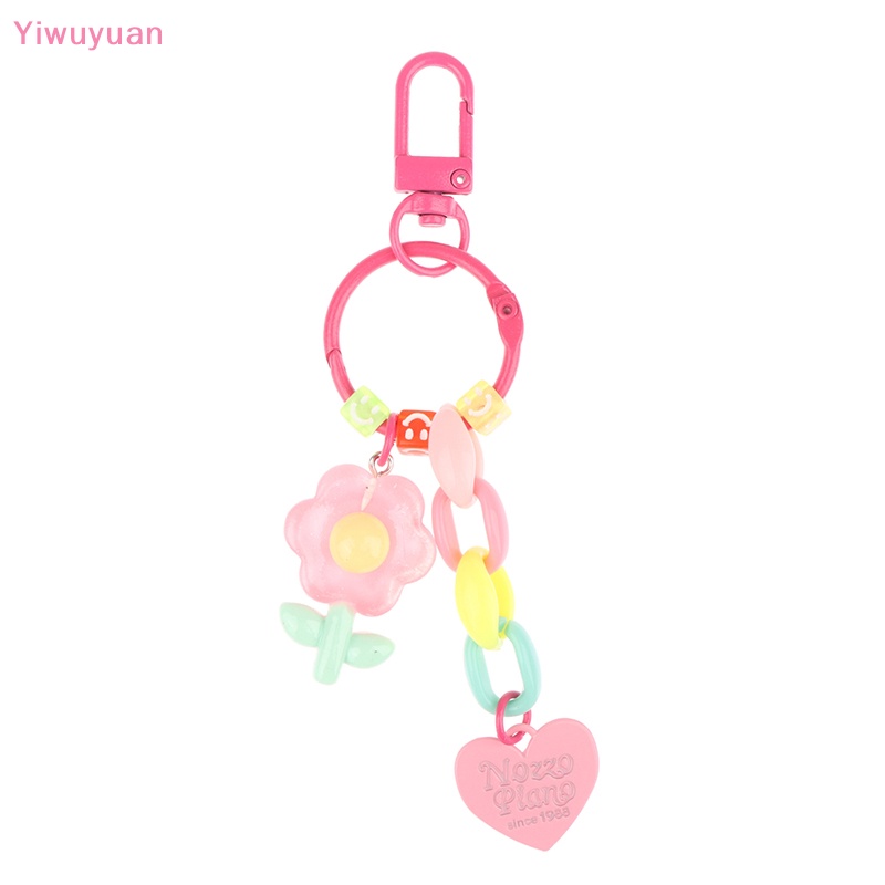 < Yiwuyuan > Móc Khóa Hình Hoa Tulip Dễ Thương Trang Trí Ba Lô / Ô Tô / Túi Xách Mới