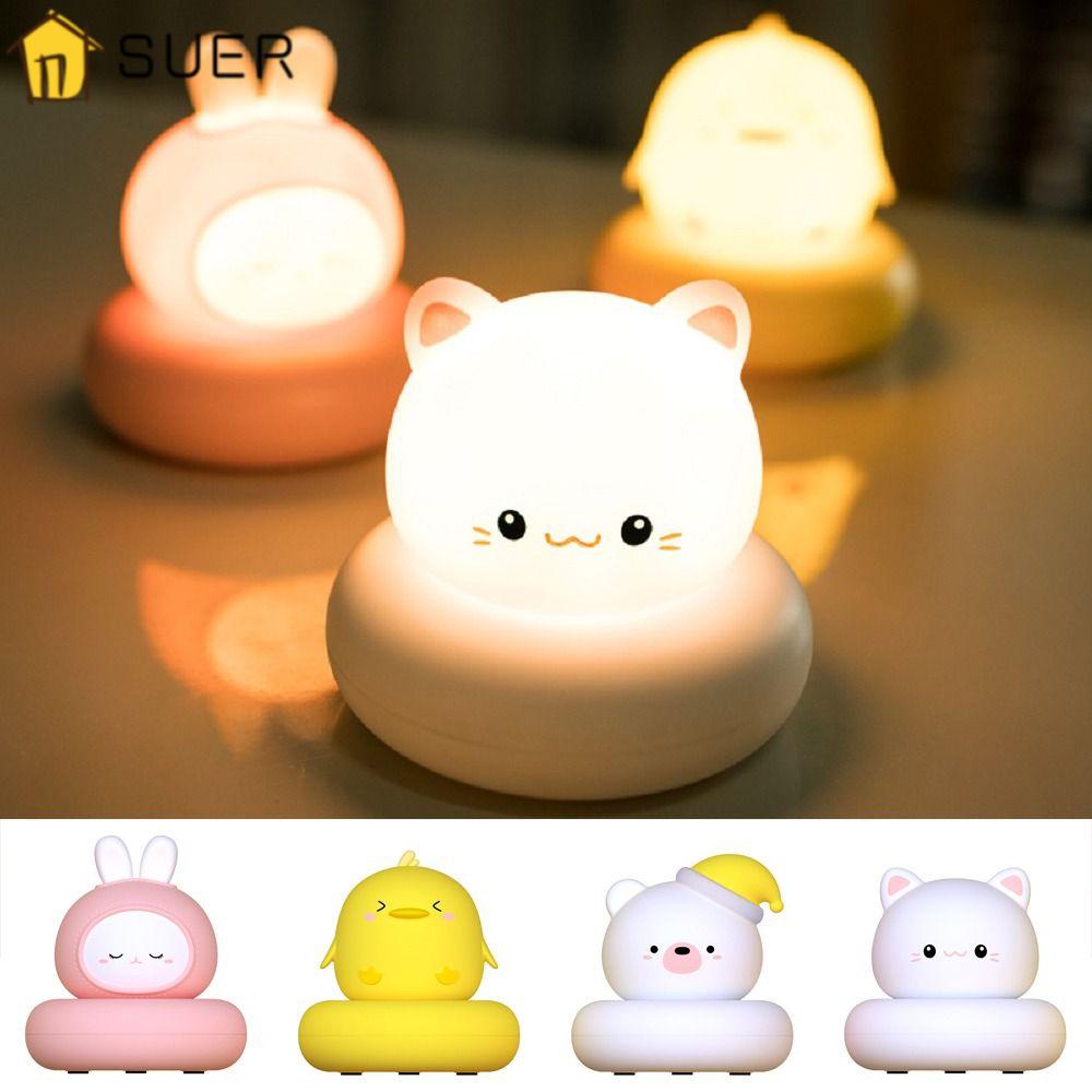 SUENIN Đèn Ngủ LED Sạc USB Có Thể Điều Chỉnh Độ Sáng Cho Trẻ Em