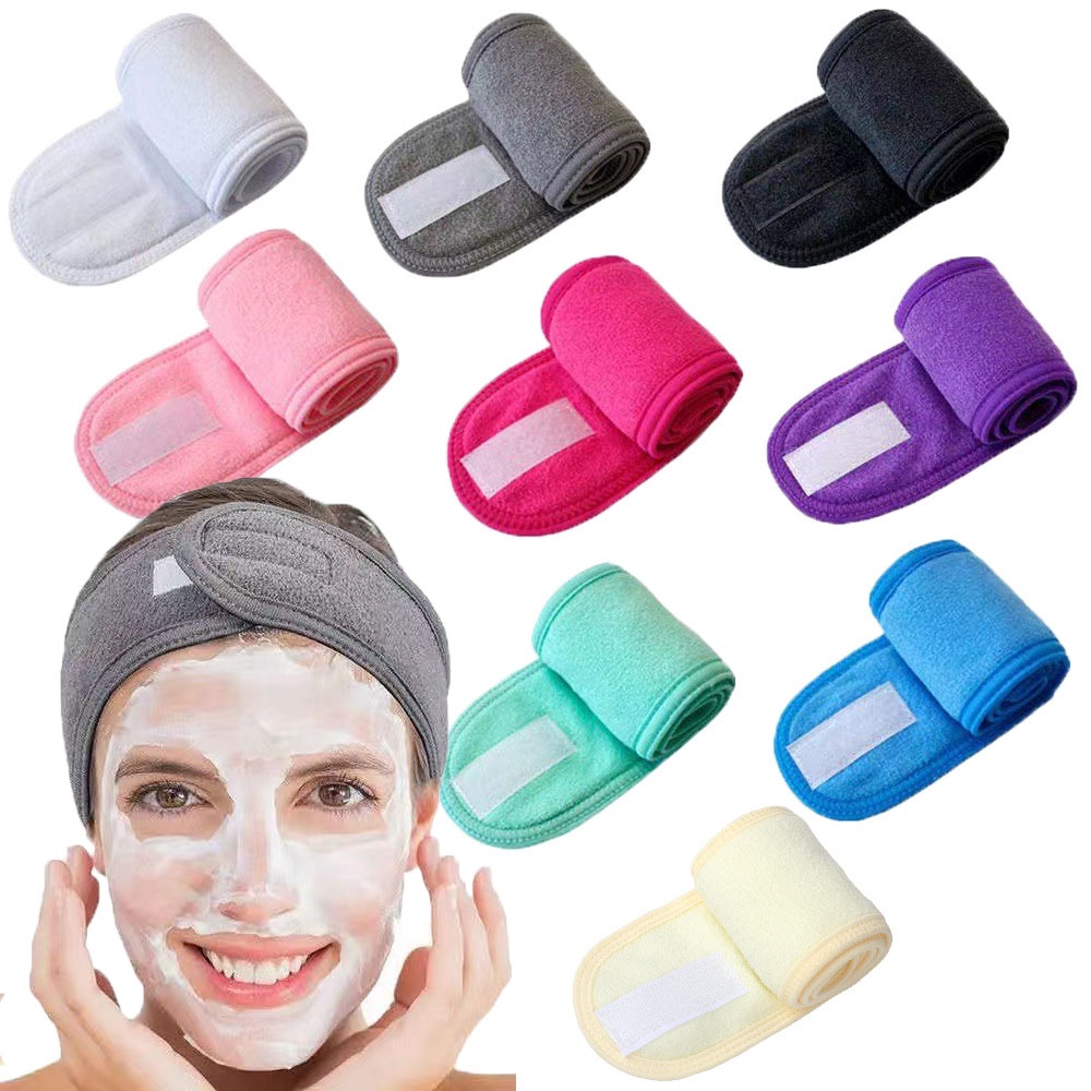 Băng Đô Cài Tóc Bằng Lông Cừu Thời Trang Nhiều Màu Sắc Dùng Khi Tập Yoga / Tắm Rửa Mặt Cho