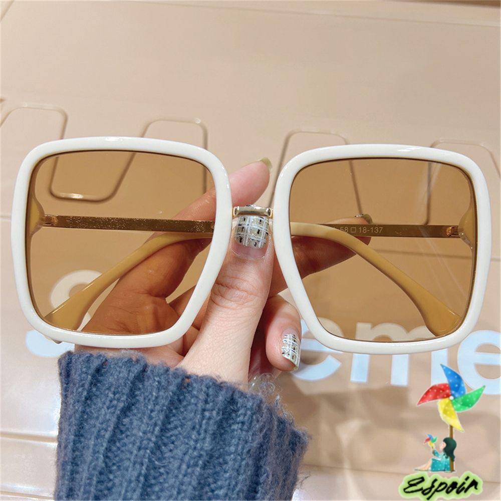 ESPO Kính Râm Nữ Oversized Chống Tia UV400 Gọng Kim Loại Thời Trang