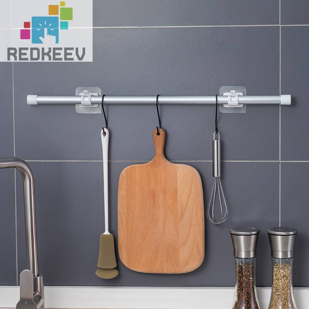 Bộ 2 Móc Treo Rèm Cửa Kính Chống Thấm Nước Không Cần Đục Lỗ