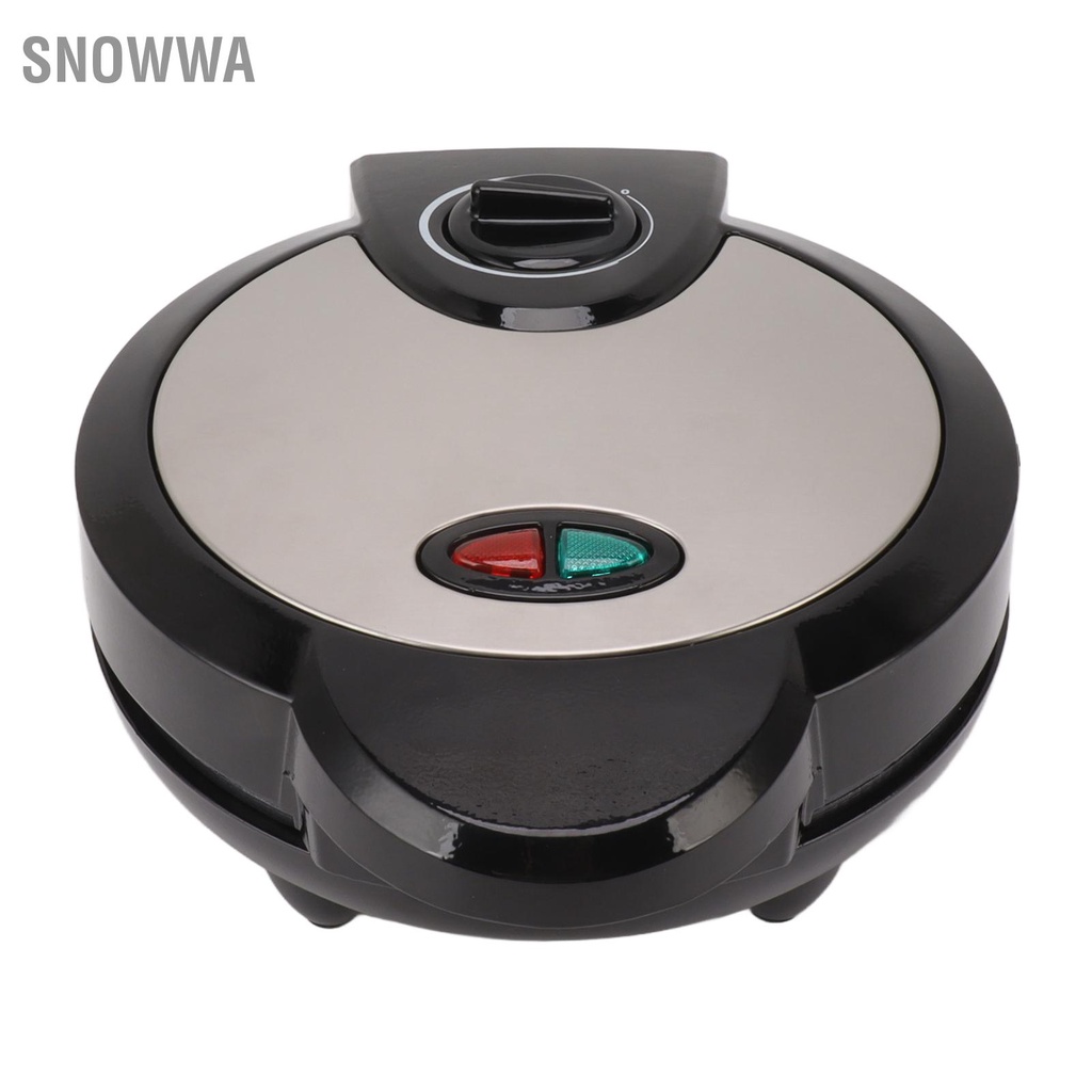 Snowwa 1200W Máy Làm Bánh Waffle 2 Mặt Lật Nấu Đĩa Có Thể Điều Chỉnh Nhiệt Độ Chảo Nướng Không Dính Phích Cắm Châu Âu 220V