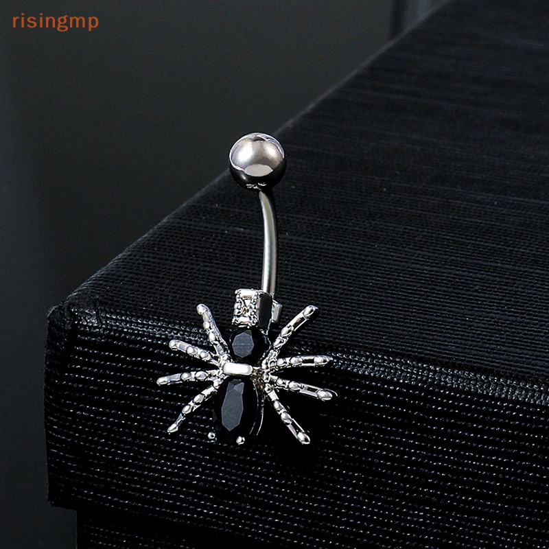 Khuyên Rốn Hình Bướm / Nhện / Chữ Thập Đính Đá Zircon Bằng Thép Không Gỉ Thời Trang