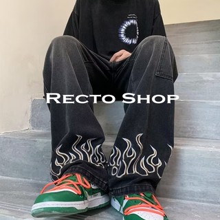 Recto Shop quần jean ống rộng quần nam ống rộng quần 2024 NEW C97BD76 RS062931