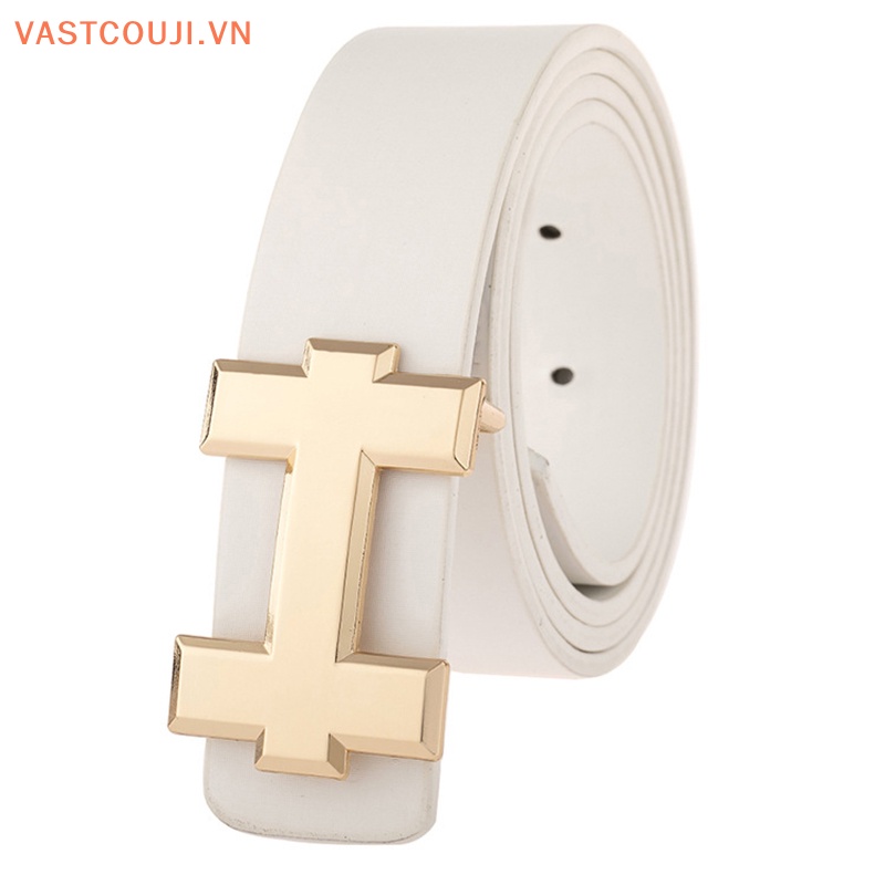 Thắt Lưng Da PU Chất Lượng Cao Thiết Kế Trẻ Trung Cho Nam Và Nữ