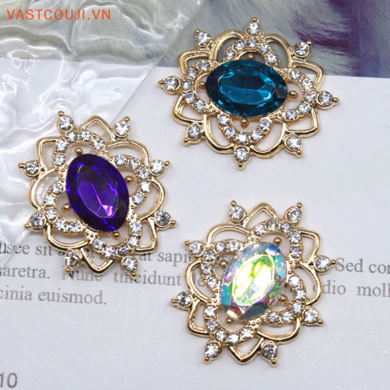 Đĩa Đựng Trang Sức Hình Oval 27 * 31MM Bằng Hợp Kim Diy