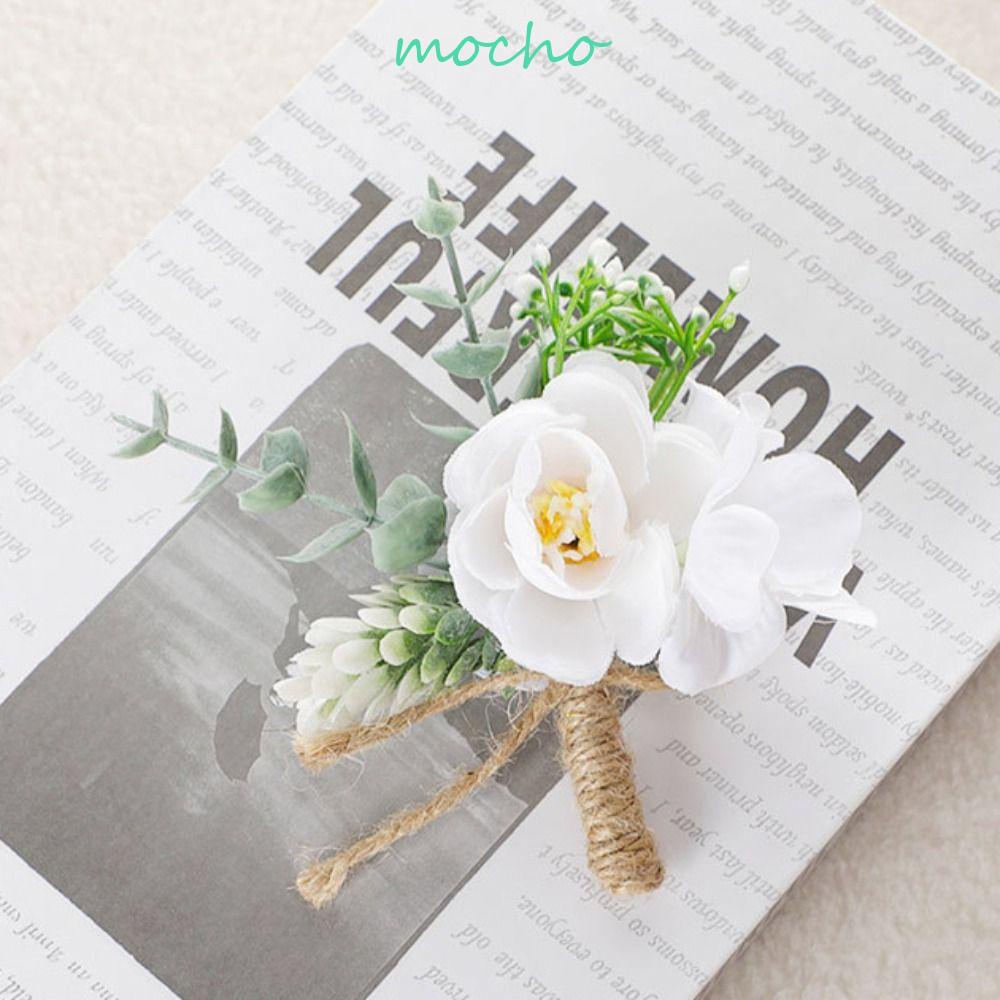 MOCHO Trâm Cài Áo Hình Hoa Phong Cách Phương Tây Cho Cô Dâu