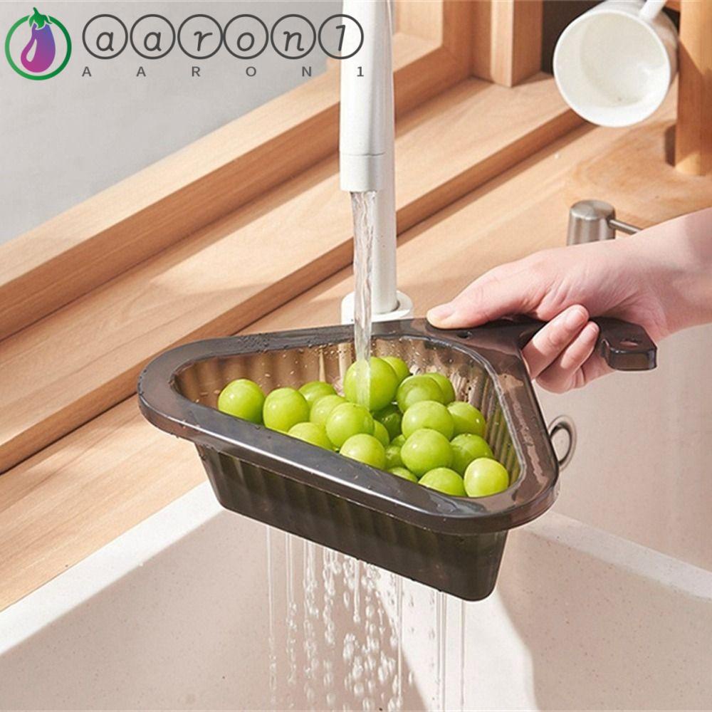 AARON1 Rổ Lọc Bồn Rửa Chén Bằng Nhựa Chống Trượt Có Thể Điều Chỉnh