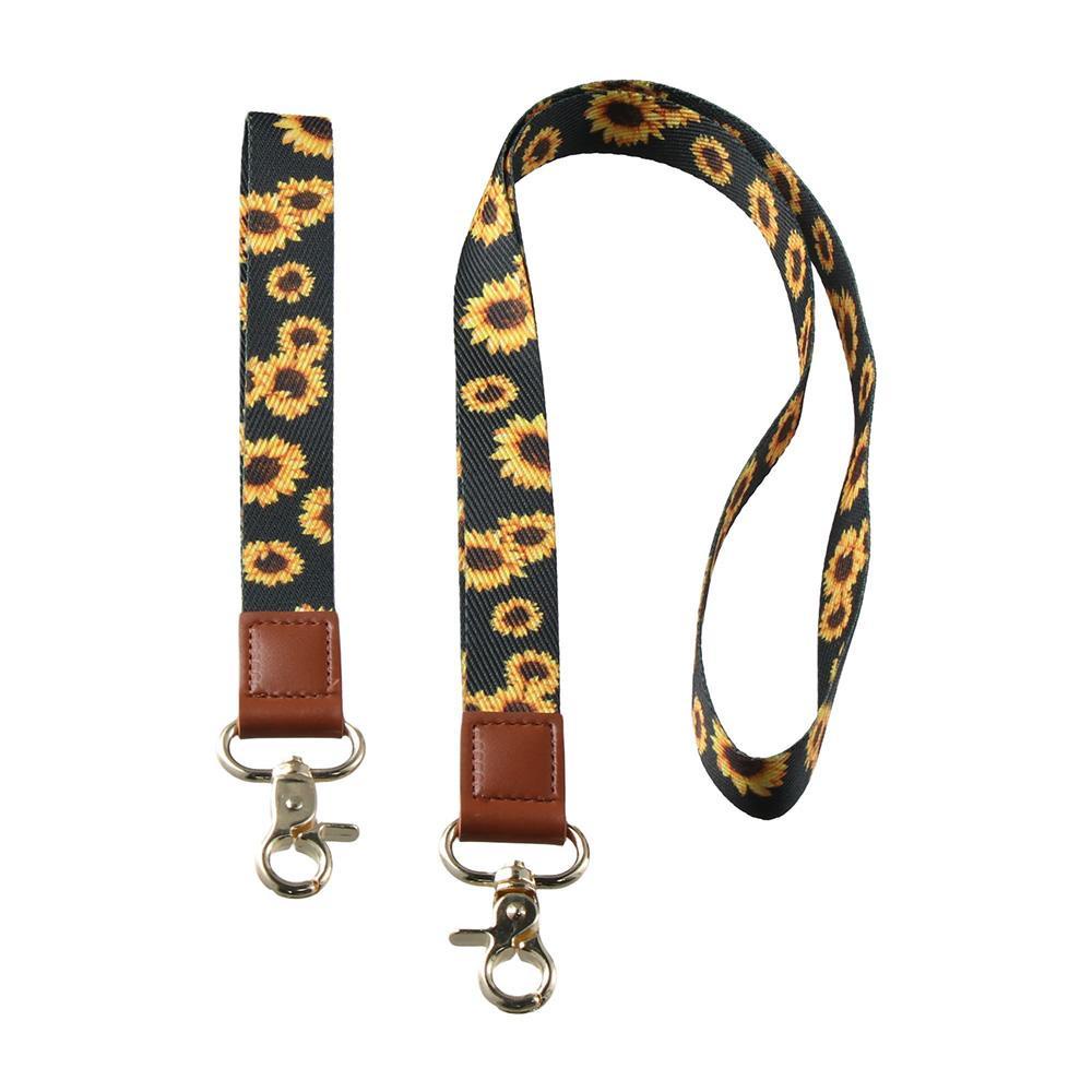 Set 2 Móc Khóa Hình Hoa Hướng Dương Có Thể Xoay Được Thiết Kế Mới Tiện