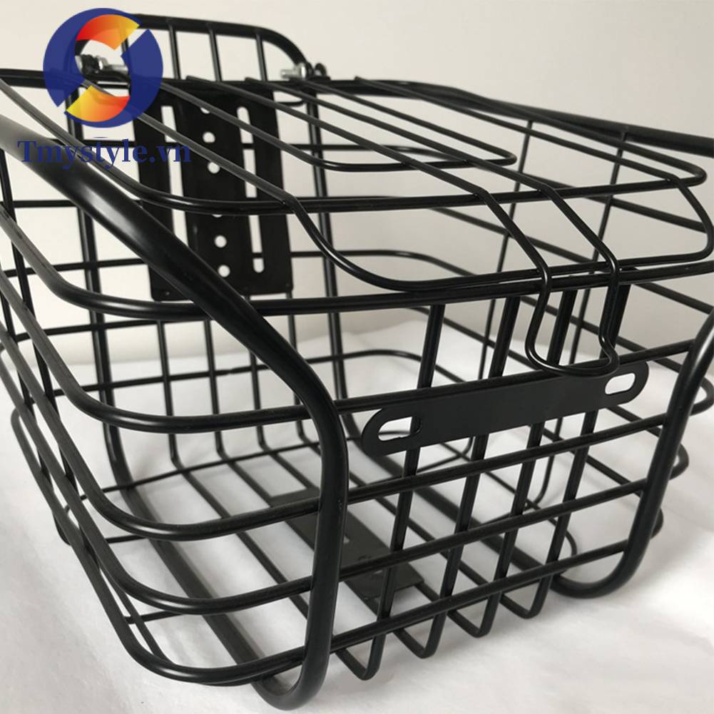 Giỏ Xe Đạp Bằng Kim Loại Có Vỏ Bọc Tiện Dụng