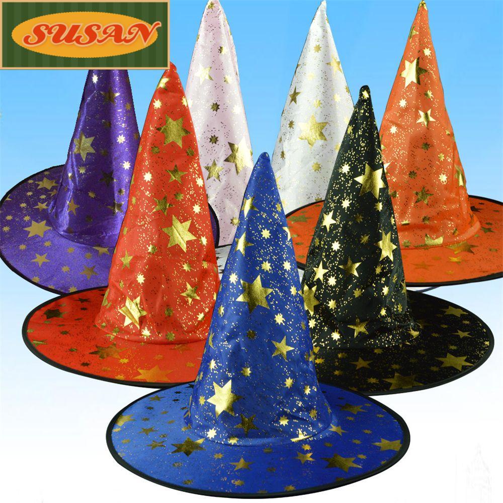 SUSANS Set 2 Mũ Phù Thủy Trang Trí Halloween