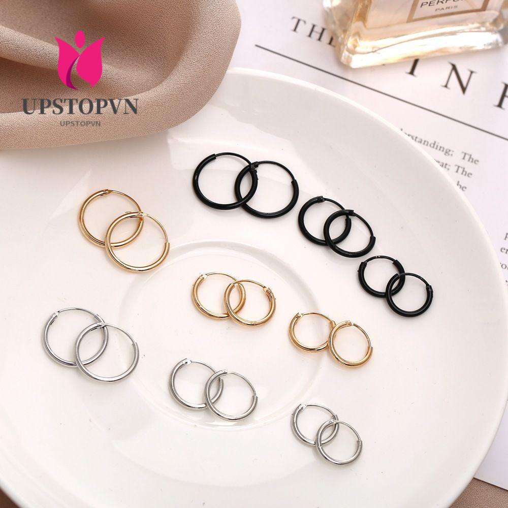 UPSTOPVN Khuyên Xỏ Sụn Tai Màu Sắc Cá Tính Cho Nam Nữ