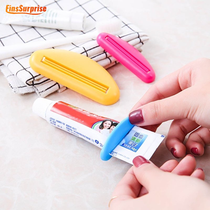 Kẹp Bóp Tuýp Kem Đánh Răng / Dụng Cụ Ép Kem Đánh Răng Có Lỗ Treo Nhà Tắm