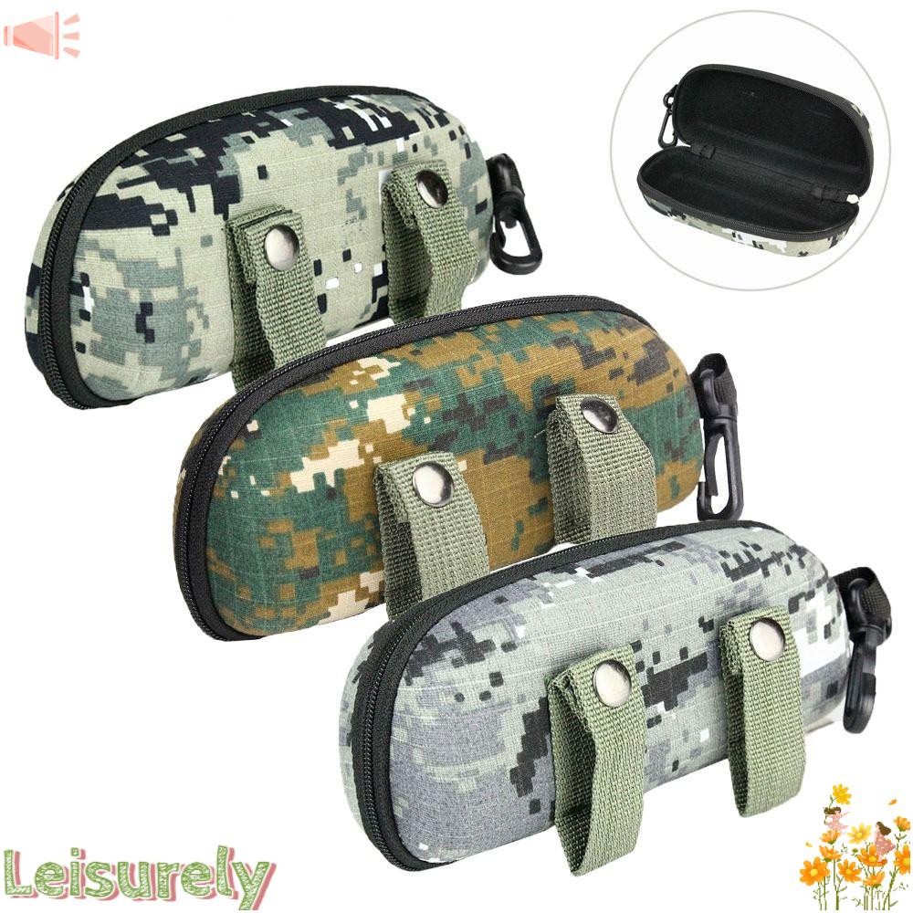 LEILY Hộp Đựng Kính Mát Họa Tiết Rằn Ri