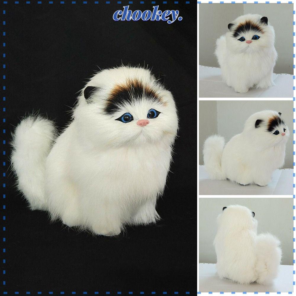 CHOOKEY Đồ chơi nhồi bông Hình Mèo Hoạt Hình Đáng Yêu