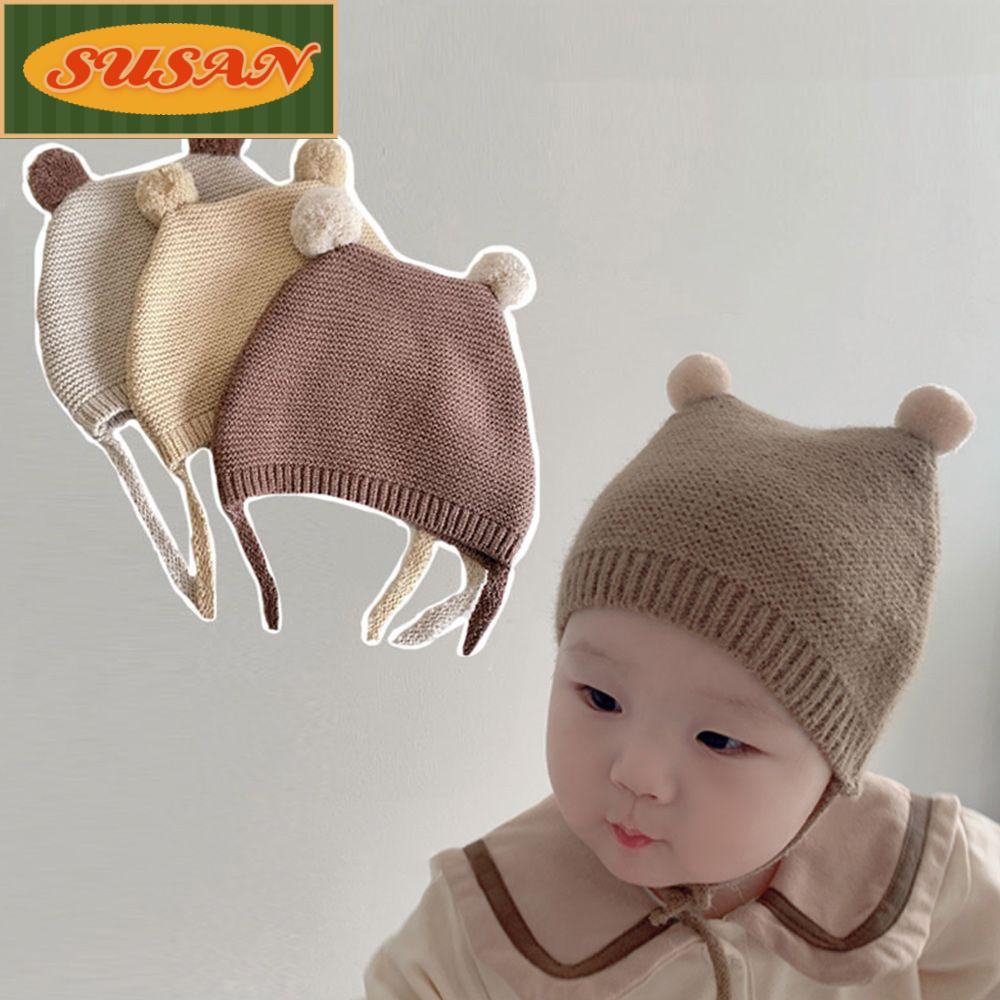 SUSANS Mũ Trùm Đầu Đan Len Cho Bé