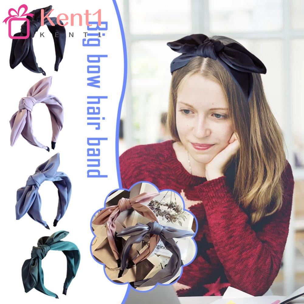 KENT1 Băng Đô Cài Tóc Thắt Nút Bằng Vải Cho Nữ