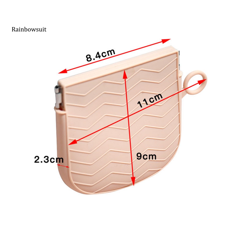 Túi Đựng Dây Cáp Dữ Liệu / Tai Nghe / Son Môi / Chìa Khóa Bằng Silicone Nhỏ Gọn Linh Hoạt Dành Cho Văn Phòng