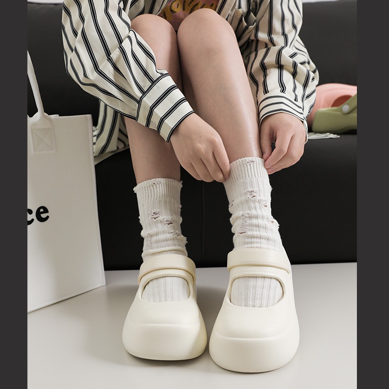 AYUER Xăng đan Đế Dày Thoải Mái Chống Va Chạm Màu Trơn Thích Hợp Đi Biển Trong Nhà Và Ngoài Trời