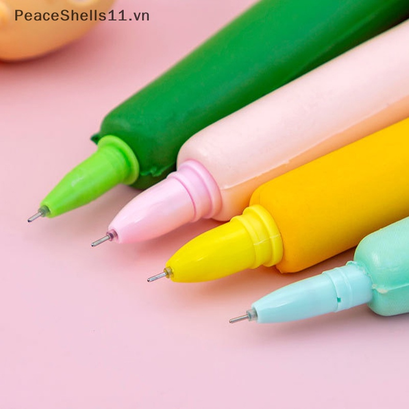 Bút Mực Gel Mềm Mại Họa Tiết Hoạt Hình Dễ Thương Sáng Tạo