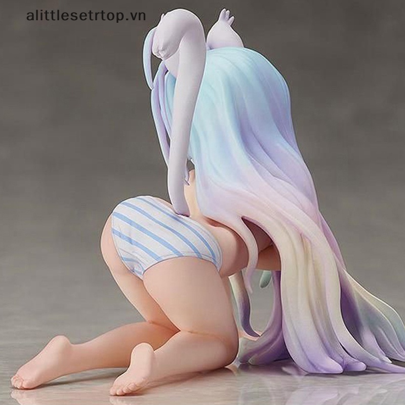 Alittlesetrtop 9cm anime no game no life shiro cat sexy figure girl quỳ action figure toy.
