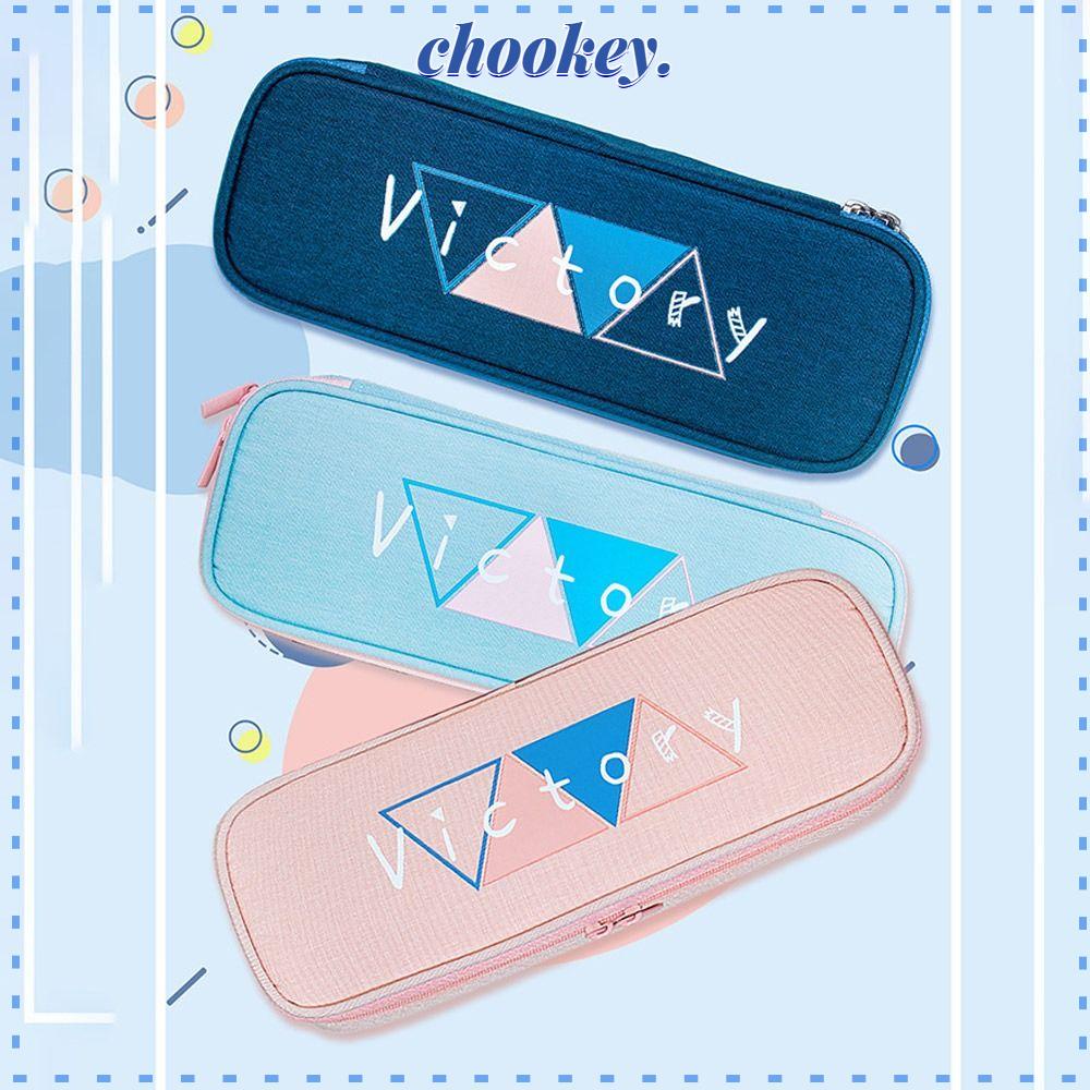 CHOOKEY Túi Đựng Bút Cỡ Lớn Họa Tiết Hoạt Hình Dễ Thương