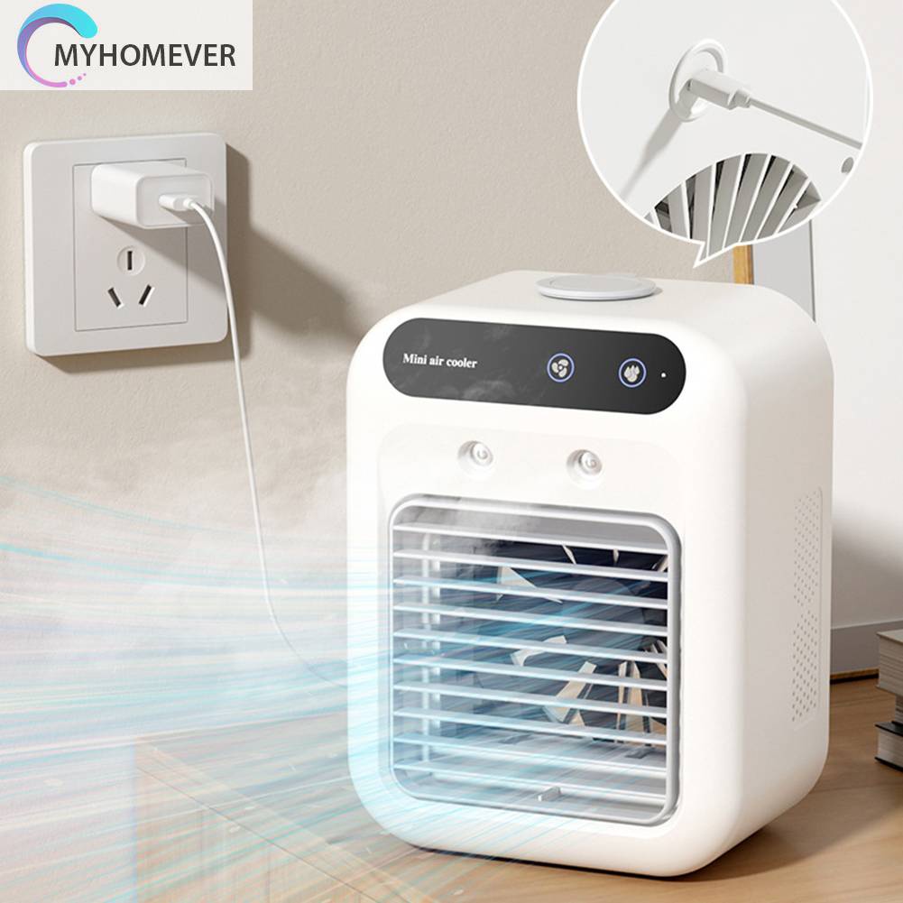 Quạt Làm Mát Để Bàn 2 Tốc Độ Tùy Chỉnh Nhỏ Gọn Tiện Dụng Cho Gia Đình