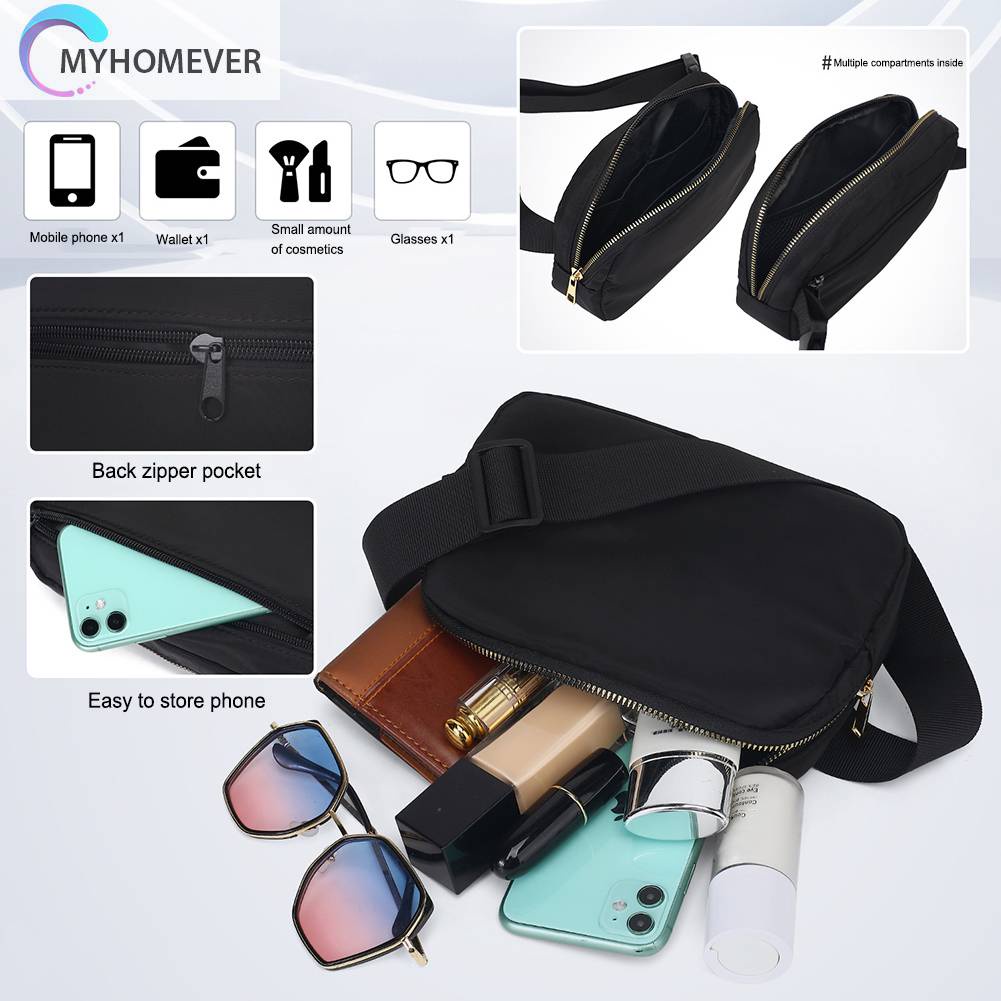 Túi Đeo Chéo Thể Thao Bằng Nylon Chống Thấm Nước Tùy Chỉnh Thời Trang