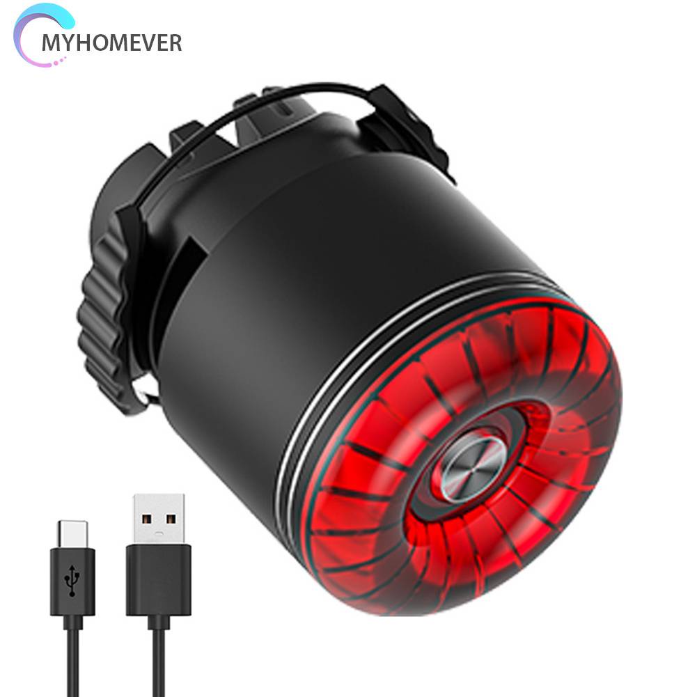 Đèn LED Đuôi Xe Đạp 30LM 350mAh Type-C 6 Chế Độ