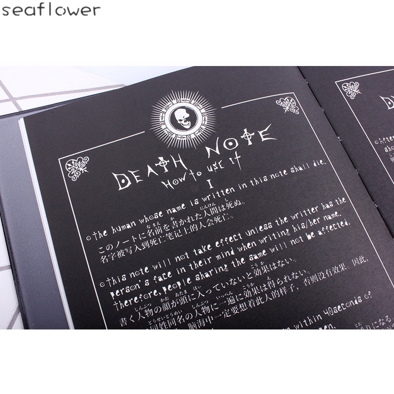 Sổ Tay Ghi Chú Họa Tiết Anime Death Note Cho Otaku Death Note FanDeath Note