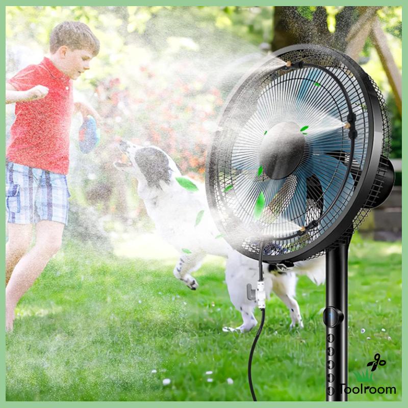 Vòi Phun Sương Làm Mát Ngoài Trời Màu Đen 8M 26FT