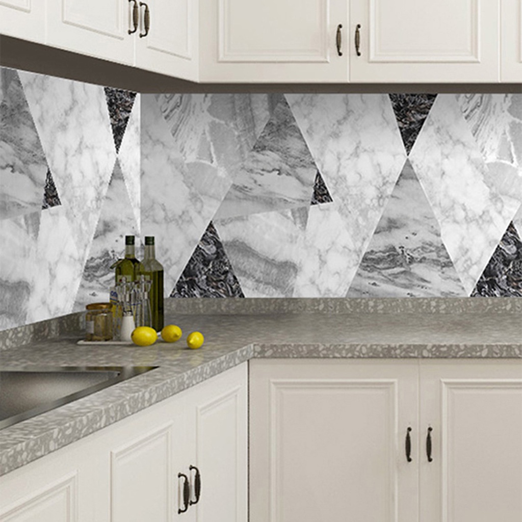 Miếng Dán Tường Chống Dầu Chống Ẩm Chống Nấm Mốc Trang Trí Nhà Bếp