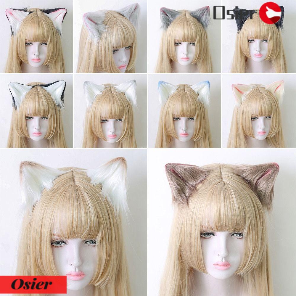 OSIER1 Băng Đô Tai Mèo Hóa Trang Lolita Dễ Thương