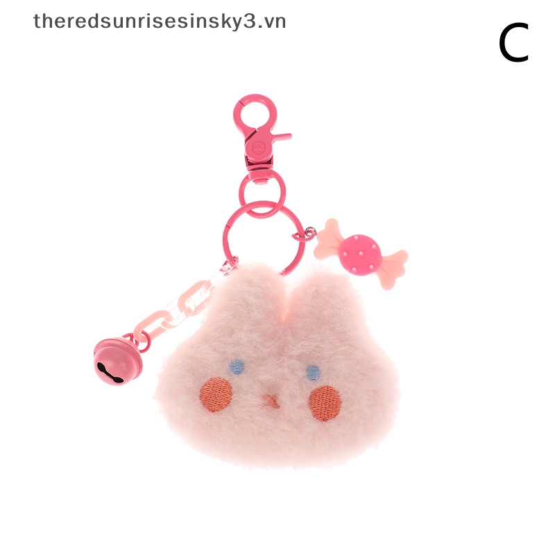 # # Móc Chìa Khóa Hình Thỏ / Gà Nhồi Bông Hoạt Hình Đáng Yêu Trang Trí Ba Lô / Ô Tô