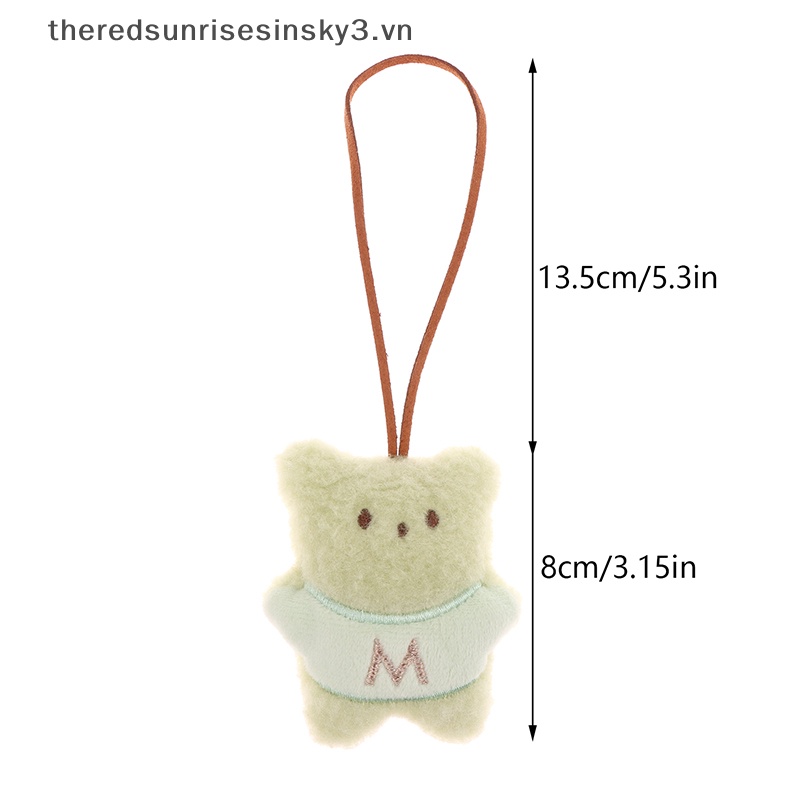 Móc Khóa Hình Gấu Bông Dễ Thương Chống Mất Tên # #