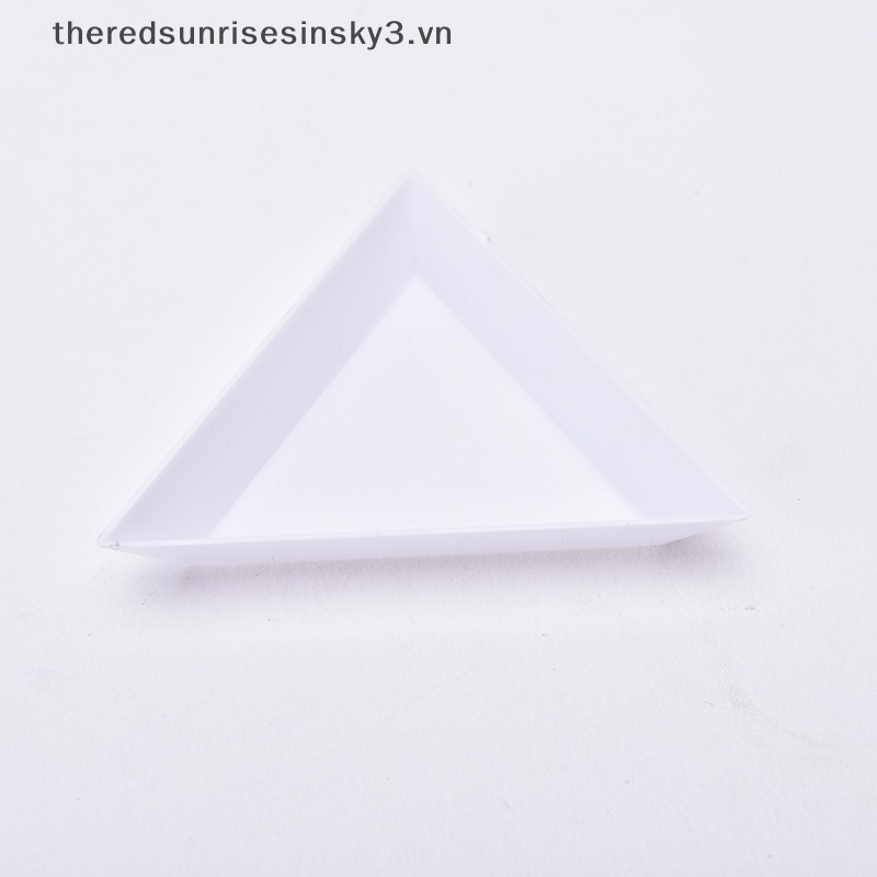 Bộ 2 Hộp Đựng Vật Dụng Hình Tam Giác Trang Trí Móng Tay Điện Thoại