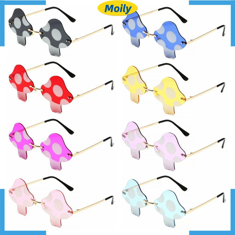 MOILYVN Kính Mát Không Gọng Phong Cách Halloween Cho Nữ