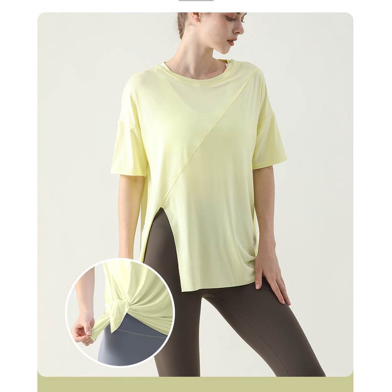 Áo Thun Thể Thao Tay Ngắn 2 Cách Mang Thời Trang Năng Động