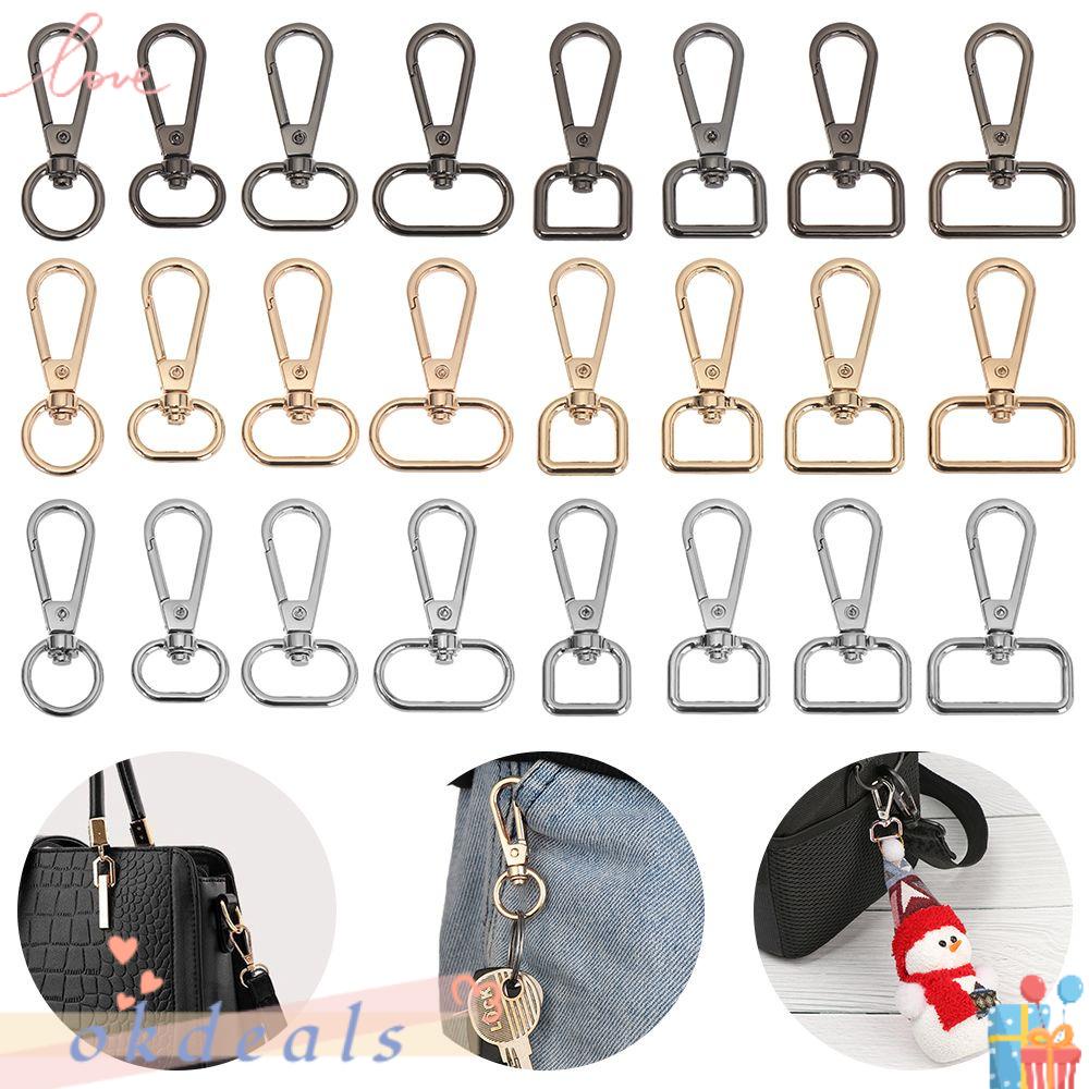 OKDEALS Set 5 Móc Khóa Kim Loại Tự Làm Tiện Dụng