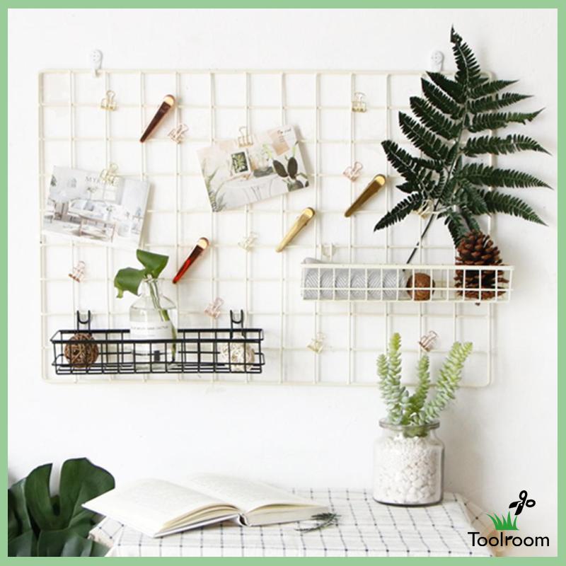 Giỏ Lưới Kim Loại Treo Tường Kích Thước 40x10x5cm