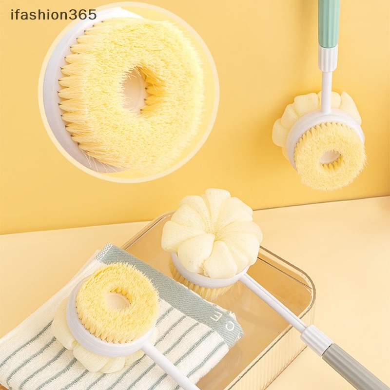 Bàn Chải Xốp Chà Lưng Mát Xa Cơ Thể Khi Tắm Có Tay Cầm Tiện Dụng ifashion365