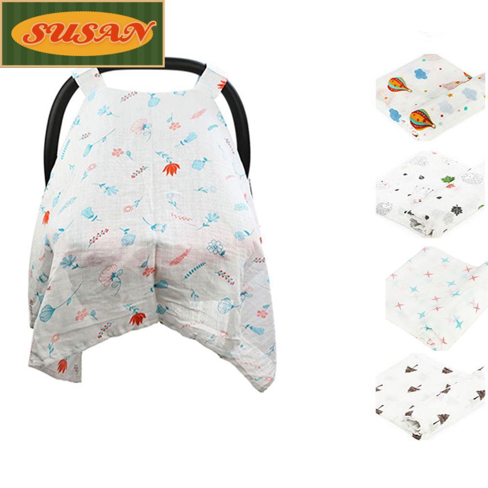 SUSANS Vỏ Bọc Mái Hiên Xe Đẩy Bằng Cotton Thoáng Khí Chống Nắng Tiện Dụng