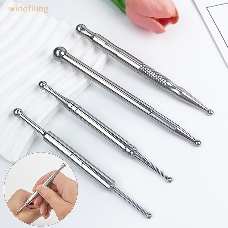 Bút Mát Xa Bằng Thép Không Gỉ Thiết Kế Di Động Tiện Dụng