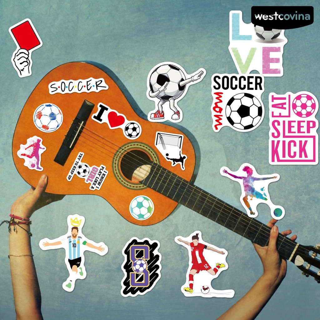 [WSTN]✎Bộ 50 Miếng Dán Họa Tiết Hoạt Hình Graffiti Chống Thấm Nước Độc Đáo Trang Trí Nhà Cửa DIY