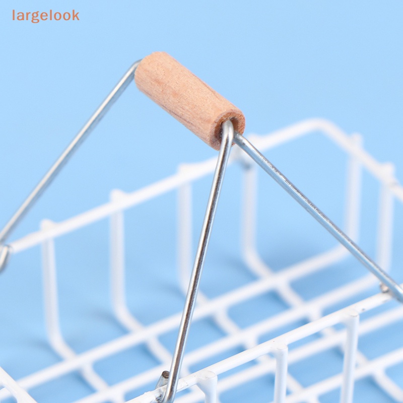 Giỏ Mua Sắm Mini Bằng Kim Loại Tỷ Lệ 1: 12 Độc Đáo Trang Trí Nhà Búp Bê