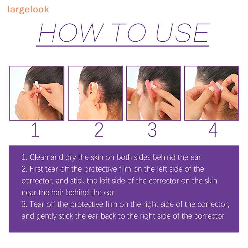 [Biglook] Set 6 Miếng Dán Định Hình Tai Chữ V Chỉnh Sửa Lỗ Tai