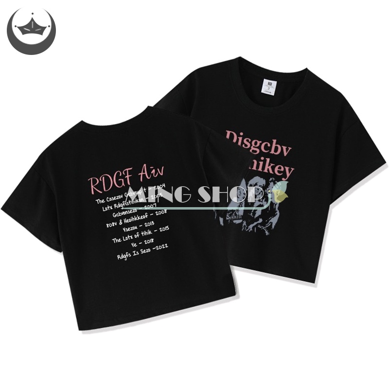 Áo Thun Tay Ngắn Cổ Tròn Dáng Rộng In Họa Tiết Retro Mỹ Thời Trang Mùa Hè Cho Nữ