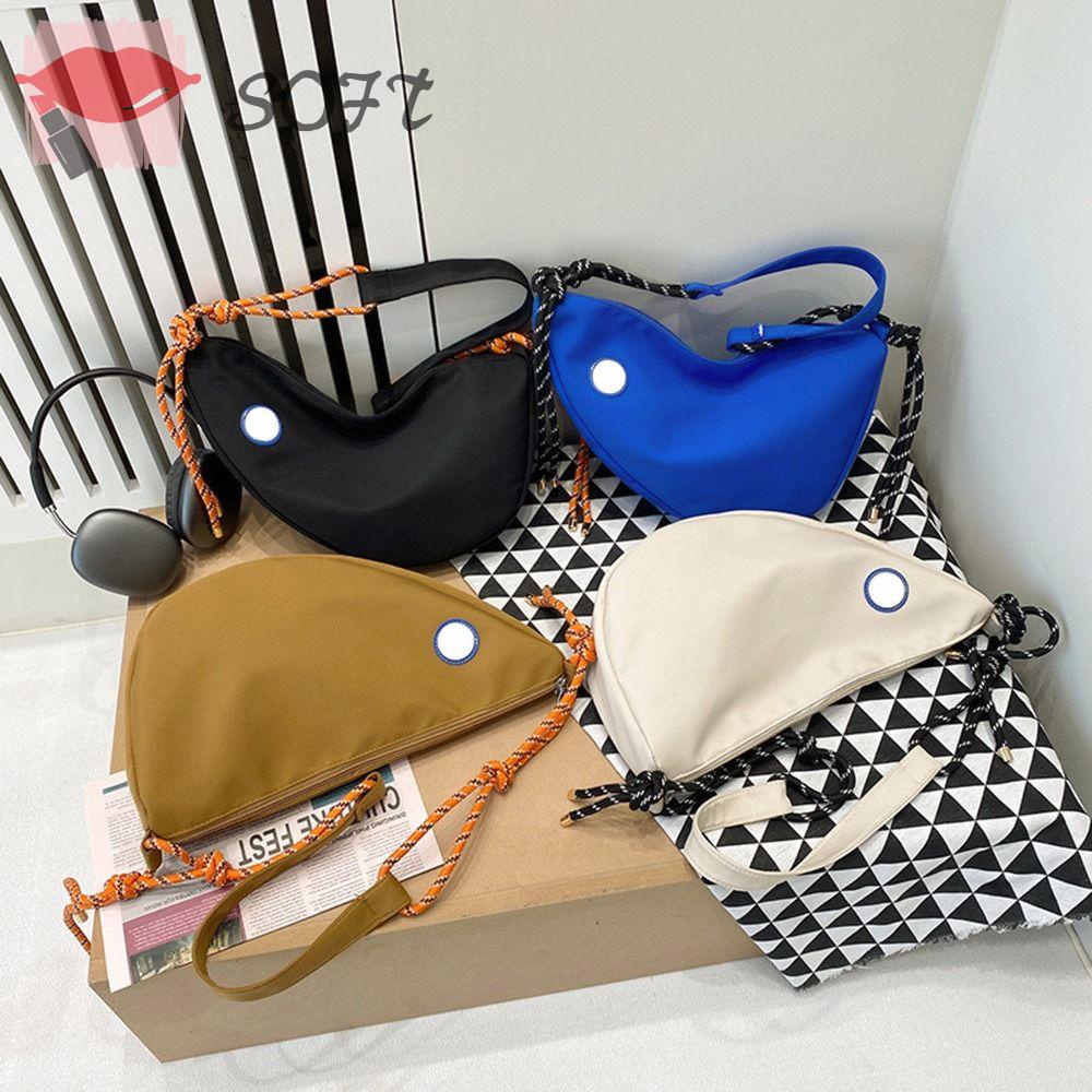 SOFTNESS Túi Đeo Chéo Mini Màu Trơn Thời Trang Dành Cho Nữ