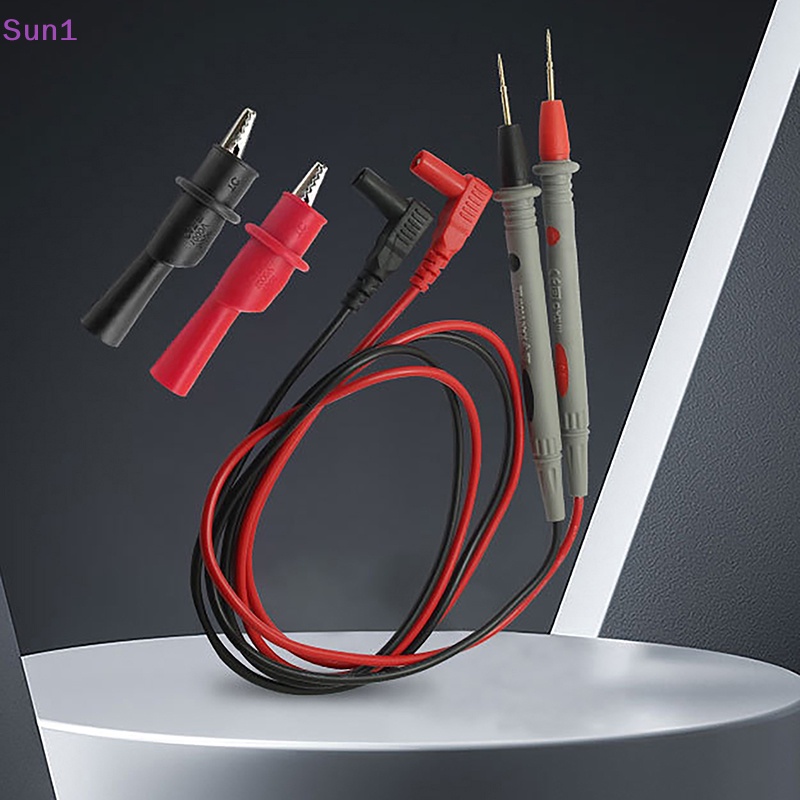 Set 2 Dây Dò Thử Điện Vạn Năng Chất Liệu Silicone Mạ Vàng